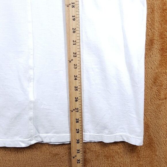 CP COMPANY Shirt Mens XXL Ivory Pullover Crew Short Sleeve Pocket Logo Tee $185 - Picture 9 of 10